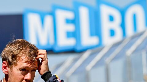 Verkorkster Auftakt in Melbourne: Für Sebastian Vettel und Red Bull läuft der Start in die Saison nicht gut.
