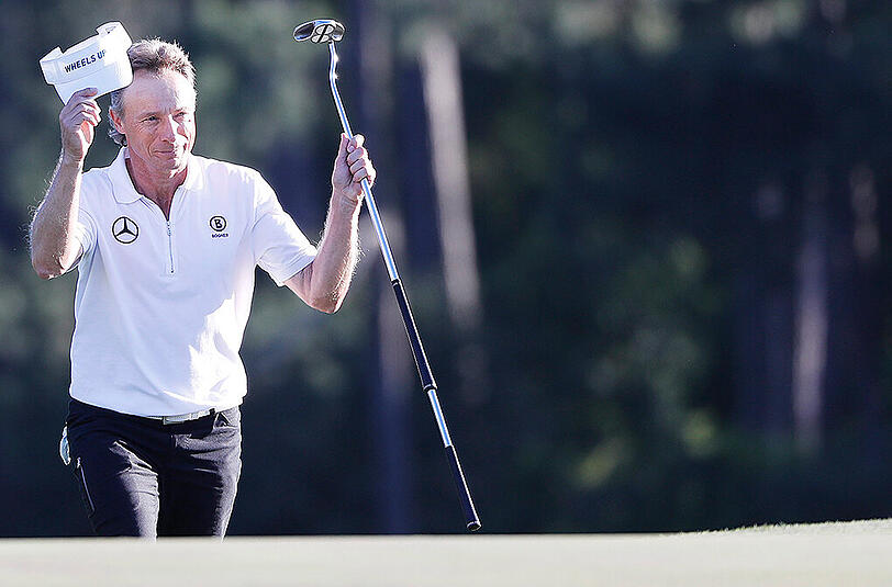 Wurde in Augusta von Position drei auf Platz 24 durchgereicht: Bernhard Langer.