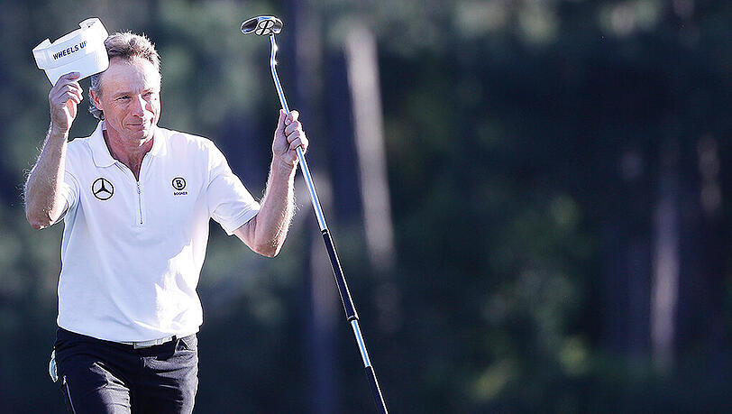 Wurde in Augusta von Position drei auf Platz 24 durchgereicht: Bernhard Langer. Wurde in Augusta von Position drei auf Platz 24 durchgereicht: Bernhard Langer.
