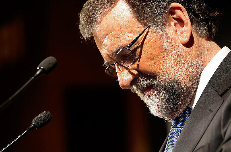Spaniens amtierender Ministerpräsident Mariano Rajoy: Spanien und Portugal hatten 2015 die Vorgaben des Euro-Stabilitätspakts nicht eingehalten. Foto: Mariscal