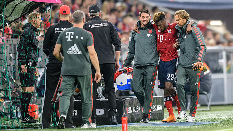 KINGSLEY COMAN, NOTE 2: Ganz bitter: Der Franzose musste verletzt raus nach einem Brutalo-Foul von Schulz. Es hat wohl wieder Comans linkes Sprunggelenk erwischt. Bis dahin war der Außenstürmer einer der Besten.