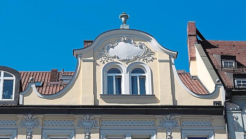 Wunderschöne Hausfassaden im Viertel. Wunderschöne Hausfassaden im Viertel.