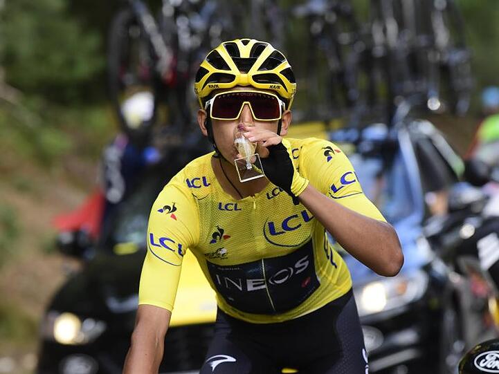 Titelverteidiger bei der Tour de France: Der Kolumbianer Egan Bernal.