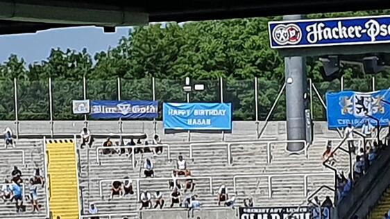 Die Löwen-Fans gratulieren Investor Hasan Ismaik zum Geburtstag.
