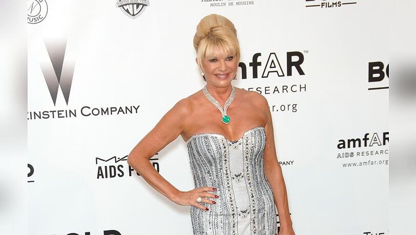 Ivana Trump auf dem roten Teppich in Cannes 2007.