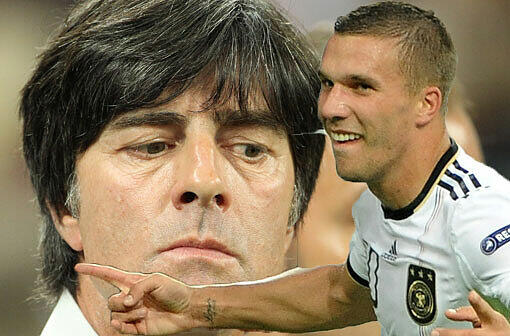 Löw vertraut Podolski - keinen Spieler setzte er in seiner Amtszeit öfter ein.