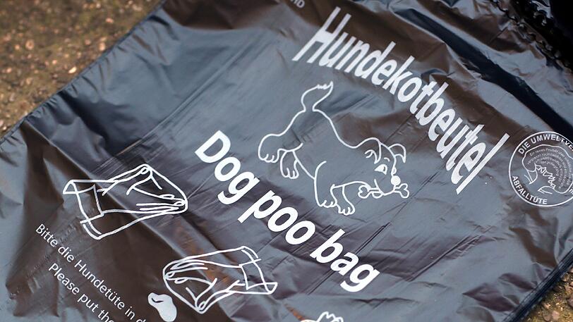 Das ist ein Hundebeutel &ndash; bestellt wurde er im Internet.