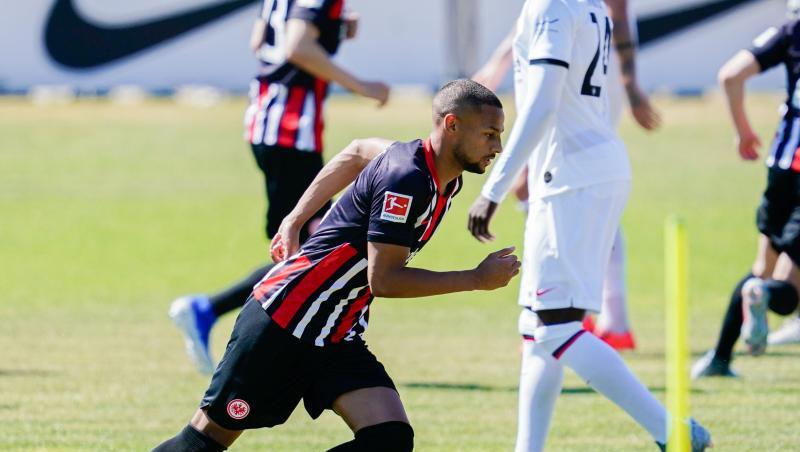 Eintracht-Neuzugang Djibril Sow beim Training. Eintracht-Neuzugang Djibril Sow beim Training.