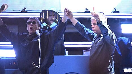 Liam und Noel Gallagher Ende Oktober bei einem Auftritt in Melbourne.