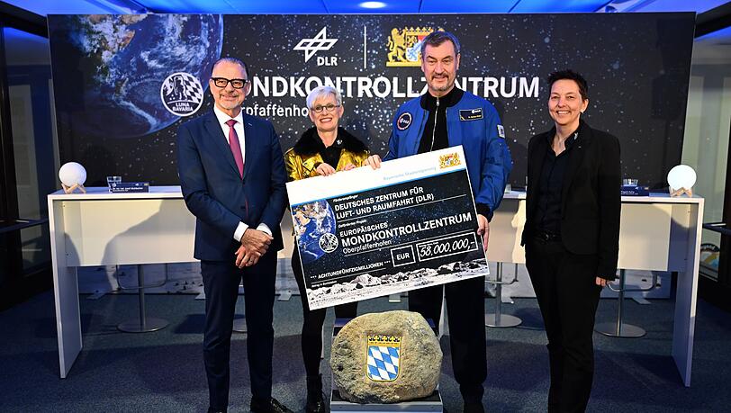 Bayern zahlt 58 Millionen Euro f&uuml;r das neue Mondkontrollzentrum.