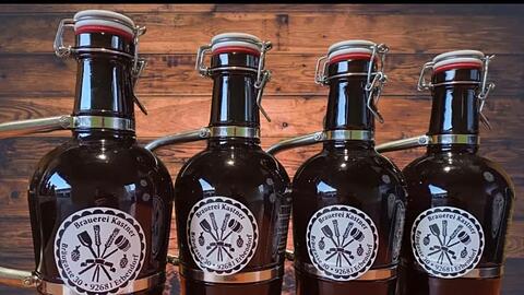 Die besonderen Flaschen der Brauerei Kastner.