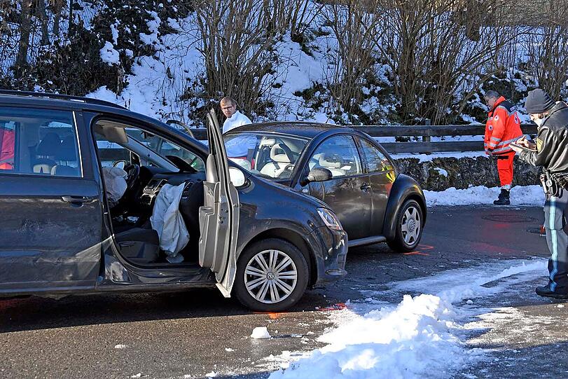 Der Unfall passierte beim Abbiegen.