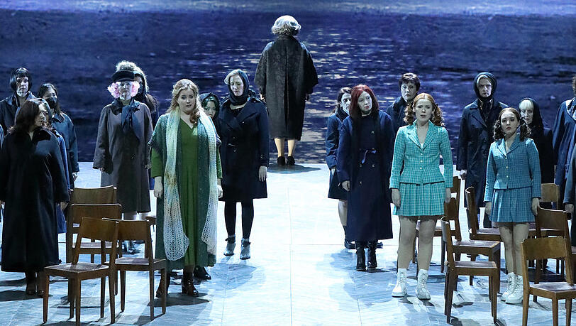 Aufnahme von "Peter Grimes" im Nationaltheater. Aufnahme von "Peter Grimes" im Nationaltheater.