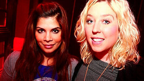 Kimberly Hoppe und Indira Weis Kimberly Hoppe und Indira Weis