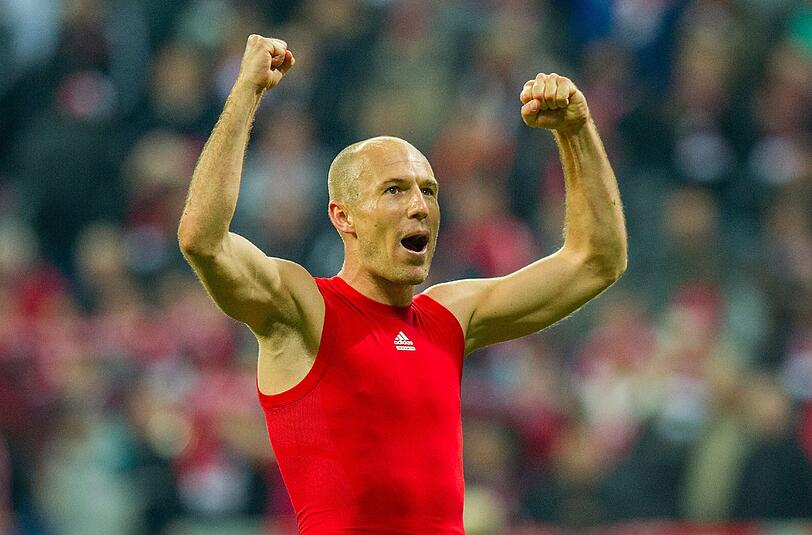 Arjen Robben weiterhin in Top-Form, vor allem in den wichtigen Spielen.