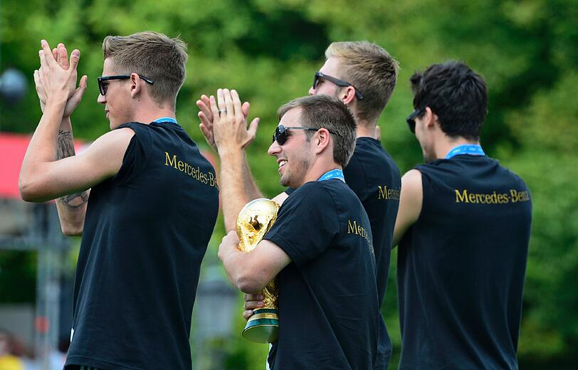 Die Weltmeister feiern am Brandenburger Tor. Die Bilder von der Fanmeile.