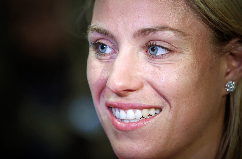 Grand-Slam-Siegerin Angelique Kerber ist wieder in Deutschland. Die Bilder ihrer Ankunft in Frankfurt/Main.