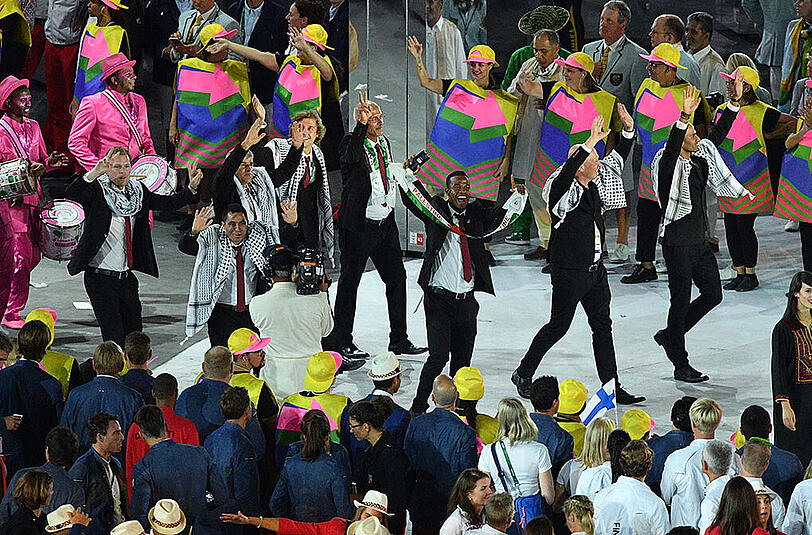 Beeindruckende Eröffnungsfeier der Olympischen Spiele in Rio. Die Bilder aus dem Maracana-Stadion.