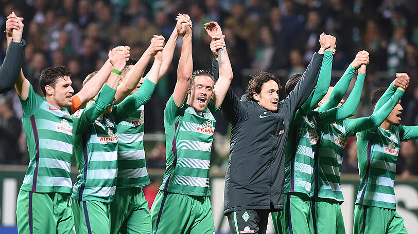 Sollte Werder Bremen am Freitag bei Eintracht Frankfurt ein weiterer Sieg gelingen, hätte man nach dem SC Freiburg und dem FC Schalke 04 auch die Hessen in der Tabelle überholt.