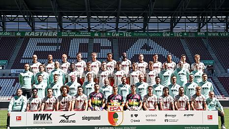 Der Kader des FC Augsburg f&uuml;r die Saison 2026/27.