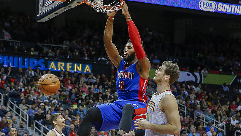 Er kann auch anders: Andre Drummond von den Detroit Pistons. Er kann auch anders: Andre Drummond von den Detroit Pistons.