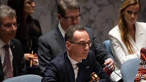 Bundesaußenminister Maas eröffnet eine Sitzung des UN-Sicherheitsrates in New York und mahnte dabei neue Anstrengungen für eine globale atomare Abrüstung an.