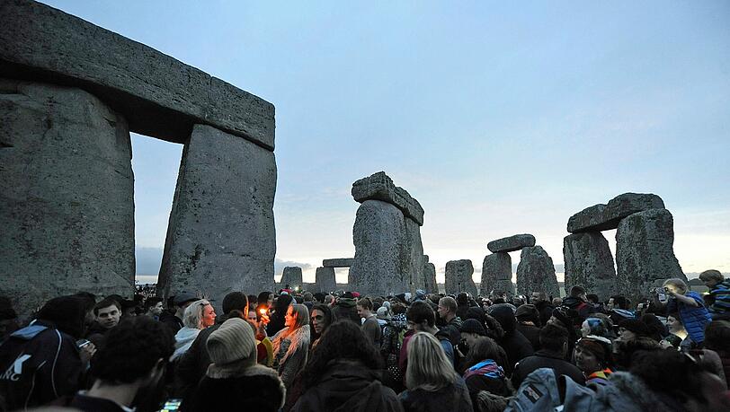 Sommersonnenwende am Stonehenge - die Bilder. Sommersonnenwende am Stonehenge - die Bilder.