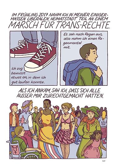 Eine Seite aus der Graphic Novel.