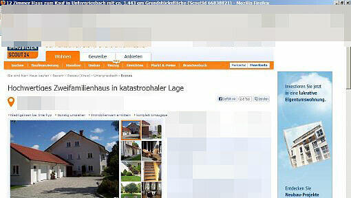 So schaut sie aus, die Anzeige auf einem Internetportal. So schaut sie aus, die Anzeige auf einem Internetportal.