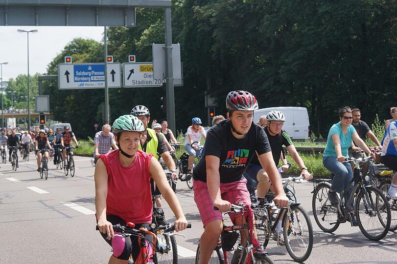 Weitere Bilder der BR-Radltour durch München.