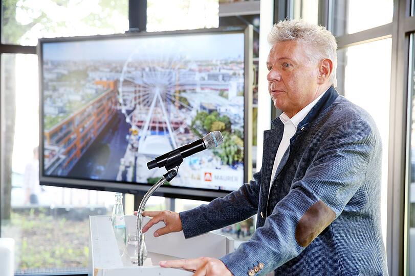 Oberbürgermeister Dieter Reiter bei der Vorstellung des Projekts.