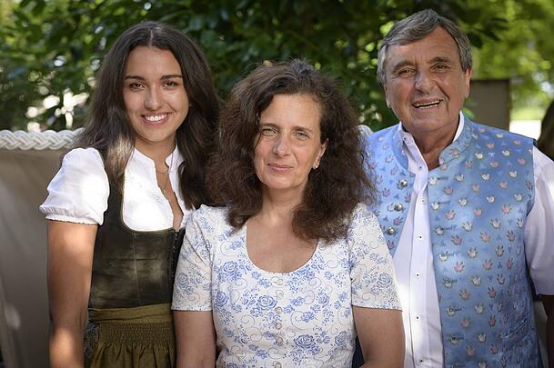 Arabella Schörghuber mit Ex-Mann Peter Pongratz und der gemeinsamen Tochter Ramona