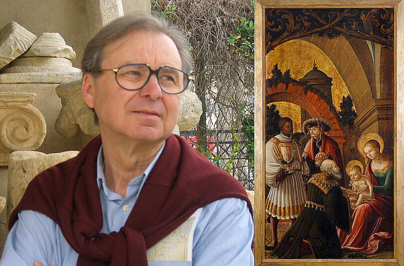 Links der Entdecker: Rudolf Reiser, Rechts der Sensationsfund: Dieses Dürer-Bild ist fast ein Jahrhundert im Archiv des Museums verstaubt.