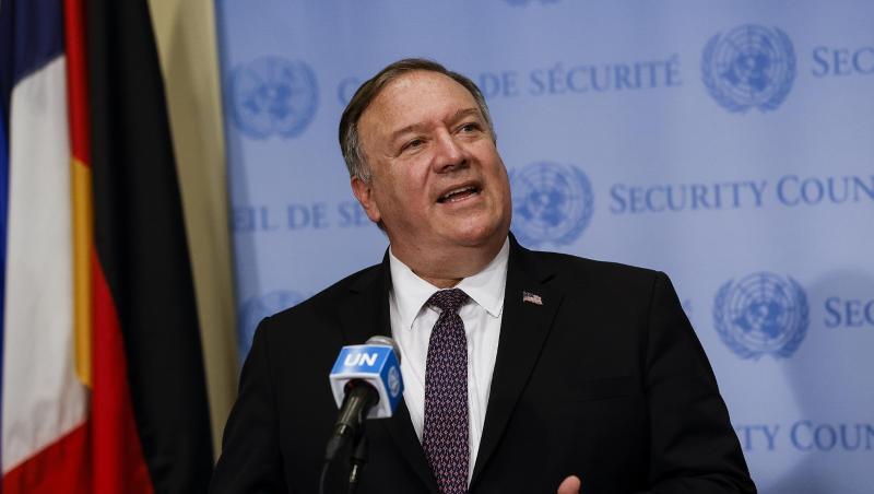 US-Außenminister Mike Pompeo drohte den Ländern im UN-Sicherheitsrat indirekt mit Konsequenzen. US-Außenminister Mike Pompeo drohte den Ländern im UN-Sicherheitsrat indirekt mit Konsequenzen.