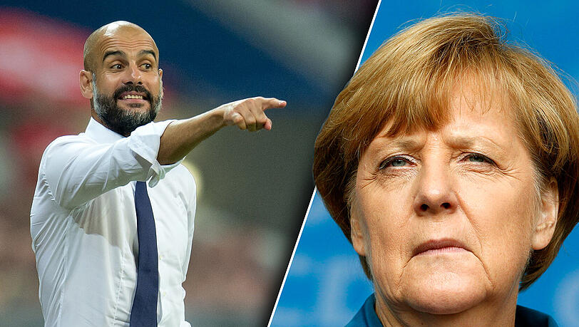 Ist Pep Guardiola der richtige Trainer für den FC Bayern? Kanzlerin Angela Merkel scheint Zweifel zu haben! Ist Pep Guardiola der richtige Trainer für den FC Bayern? Kanzlerin Angela Merkel scheint Zweifel zu haben!