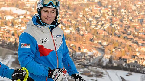 Max Burkhart steht im Februar 2017 am Gudiberg in Garmisch-Partenkirchen. Am Mittwoch starb der junge Skirennläufer an den Folgen eines Sturzes.