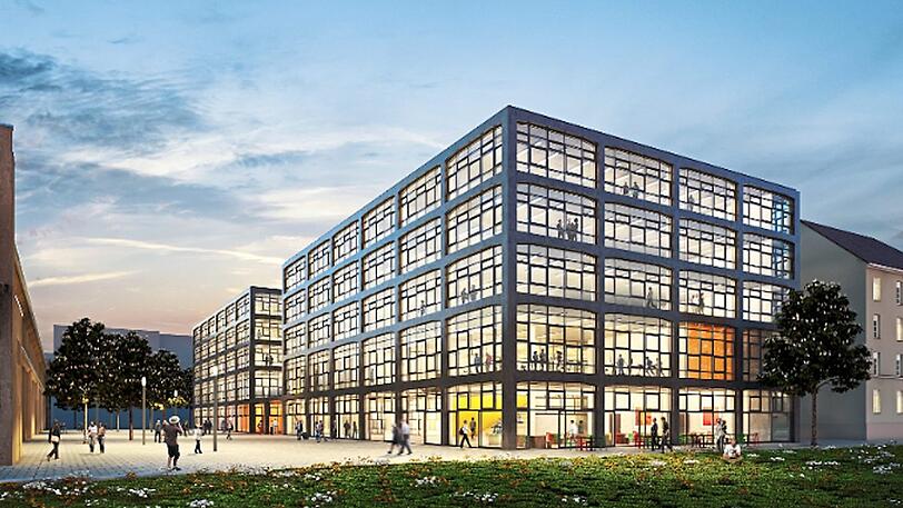 Platz für Start-ups auf 10.000 Quadratmetern Fläche: Das "Munich Urban Colab" im Kreativquartier soll 2020 eröffnen.