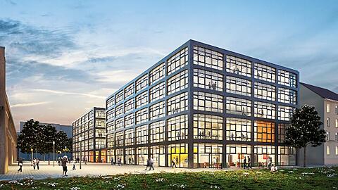 Platz für Start-ups auf 10.000 Quadratmetern Fläche: Das "Munich Urban Colab" im Kreativquartier soll 2020 eröffnen.