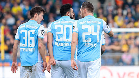 Sieg in letzter Minute verspielt: der TSV 1860 in Braunschweig.