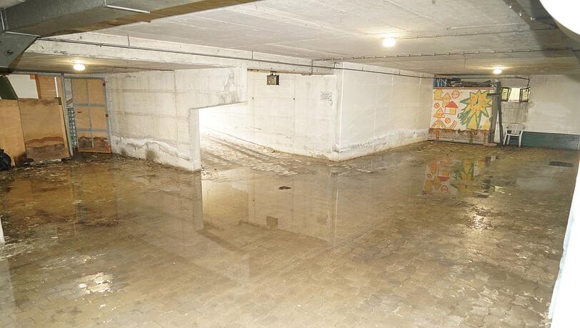 Tiefgarage in der Genter Straße.