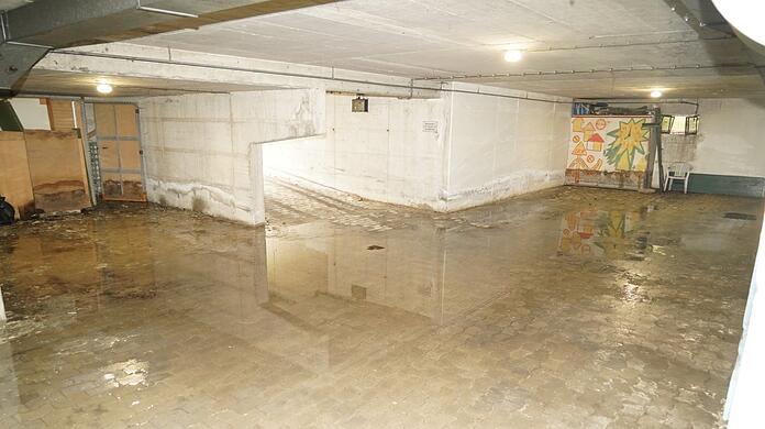 Tiefgarage in der Genter Straße.