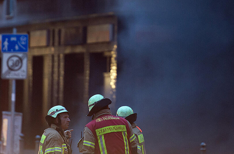 Brand im Keller: Die Feuerwehr musste am Mittwoch zu einem Arbeiterwohnheim anrücken.