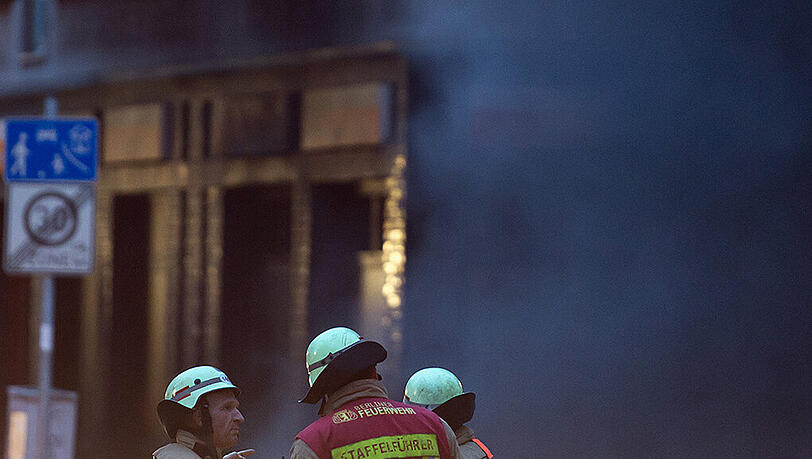 Brand im Keller: Die Feuerwehr musste am Mittwoch zu einem Arbeiterwohnheim anrücken. Brand im Keller: Die Feuerwehr musste am Mittwoch zu einem Arbeiterwohnheim anrücken.