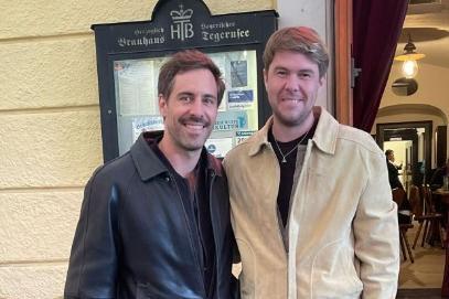 Die Musiker Max Giesinger und Oimara statteten dem Br&auml;ust&uuml;berl einen Besuch ab.