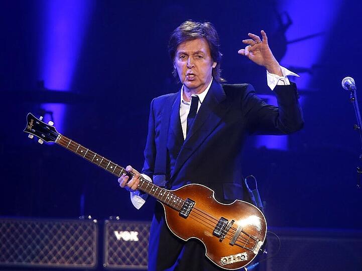 Paul McCartney im Juni 2013 bei einem Konzert in New York