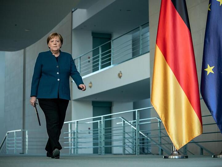 Bundeskanzlerin Angela Merkel muss in häusliche Quarantäne.