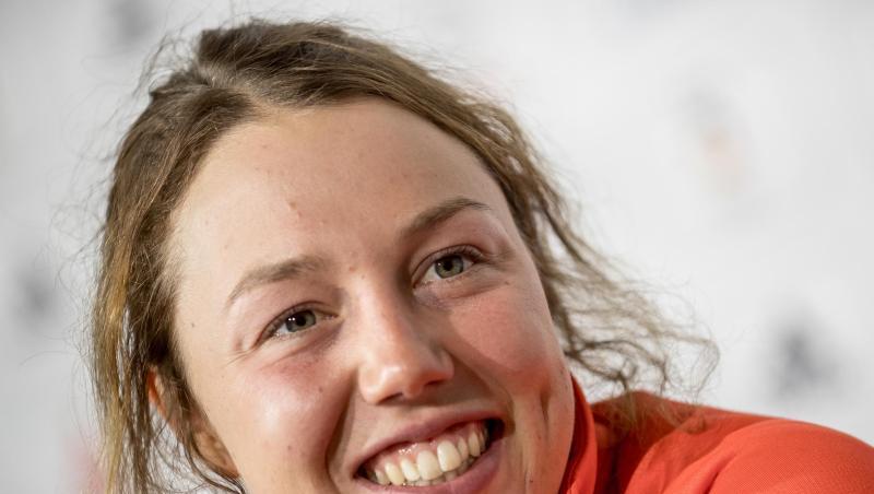 Wechselt von der Loipe ans Mikrofon: Laura Dahlmeier. Wechselt von der Loipe ans Mikrofon: Laura Dahlmeier.