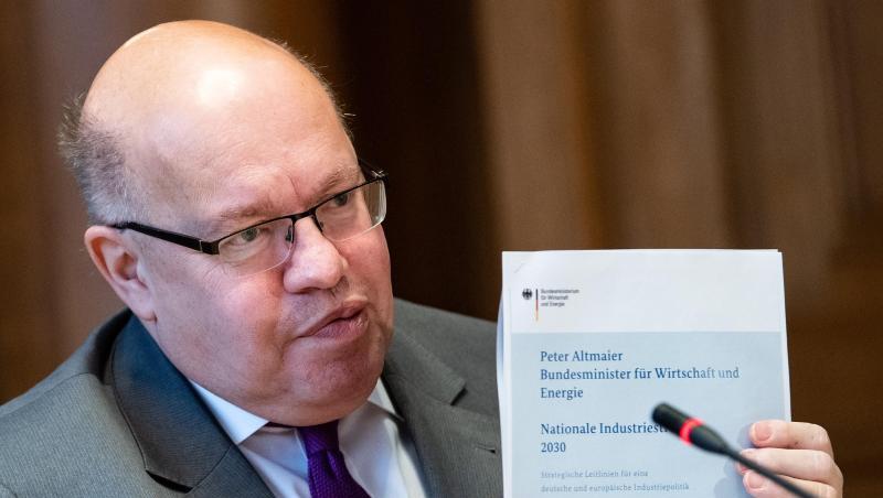 Bundeswirtschaftsminister Peter Altmaier bei der Vorstellung der "Nationalen Industriestrategie 2030" im Februar. Bundeswirtschaftsminister Peter Altmaier bei der Vorstellung der "Nationalen Industriestrategie 2030" im Februar.