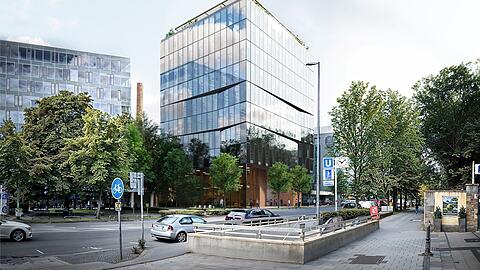 So soll der gläserne Turm in Zukunft aussehen.