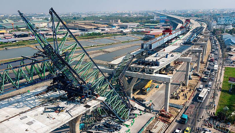 Bereits zum zweiten Mal innerhalb von 24 Stunden ist es in Thailand zu einem t&ouml;dlichen Ungl&uuml;ck mit einem Baukran gekommen.